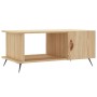 Mesa de centro madera contrachapada roble Sonoma 90x50x40 cm de vidaXL, Mesas de centro - Ref: Foro24-829463, Precio: 43,81 €...