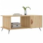 Mesa de centro madera contrachapada roble Sonoma 90x50x40 cm de vidaXL, Mesas de centro - Ref: Foro24-829463, Precio: 43,81 €...