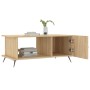 Mesa de centro madera contrachapada roble Sonoma 90x50x40 cm de vidaXL, Mesas de centro - Ref: Foro24-829463, Precio: 43,81 €...