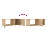 Mesa de centro madera contrachapada roble Sonoma 90x50x40 cm de vidaXL, Mesas de centro - Ref: Foro24-829463, Precio: 43,81 €...