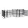 Outdoor steel kennel 29.49 m² by vidaXL, Dog kennels and fences - Ref: Foro24-3097986, Price: 1,00 €, Discount: %