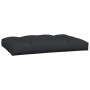 Cushions for pallets, 2 units, black fabric by vidaXL, Cushions for chairs and sofas - Ref: Foro24-314550, Price: 69,77 €, Di...