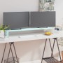 Green glass TV cabinet/monitor riser 110x30x13 cm by vidaXL, TV Furniture - Ref: Foro24-244148, Price: 96,99 €, Discount: %