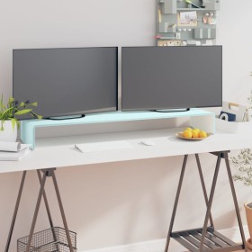 Green glass TV cabinet/monitor riser 110x30x13 cm by vidaXL, TV Furniture - Ref: Foro24-244148, Price: 97,21 €, Discount: %