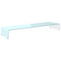 Green glass TV cabinet/monitor riser 110x30x13 cm by vidaXL, TV Furniture - Ref: Foro24-244148, Price: 96,99 €, Discount: %