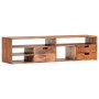 Mueble de TV de madera maciza de Sheesham 140x30x35 cm de vidaXL, Muebles TV - Ref: Foro24-286404, Precio: 300,99 €, Descuent...