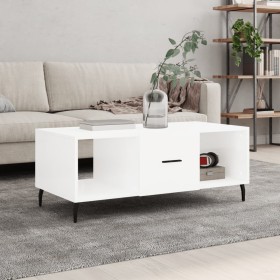 Couchtisch aus glänzend weißem Sperrholz, 102 x 50 x 40 cm von vidaXL, Couchtisch - Ref: Foro24-829318, Preis: 54,99 €, Rabat...