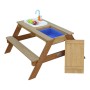 AXI Emily Sand-/Wasser-Picknicktisch mit brauner Spielzeugküche von AXI, Grundwasserspiegel - Ref: Foro24-441657, Preis: 135,...