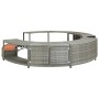 Graue Whirlpool-Einfassung aus synthetischem Rattan von vidaXL, Pool- und Spa-Zubehör - Ref: Foro24-46459, Preis: 576,46 €, R...