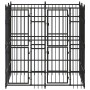 Steel outdoor kennel 3.69 m² by vidaXL, Dog kennels and fences - Ref: Foro24-3097937, Price: 729,99 €, Discount: %