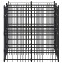 Steel outdoor kennel 3.69 m² by vidaXL, Dog kennels and fences - Ref: Foro24-3097937, Price: 729,99 €, Discount: %