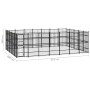 Steel outdoor kennel 32.26 m² by vidaXL, Dog kennels and fences - Ref: Foro24-3097991, Price: 1,00 €, Discount: %