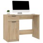 Escritorio madera contrachapada color roble Sonoma 100x50x75 cm de vidaXL, Escritorios - Ref: Foro24-811496, Precio: 98,35 €,...