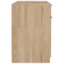 Escritorio madera contrachapada color roble Sonoma 100x50x75 cm de vidaXL, Escritorios - Ref: Foro24-811496, Precio: 98,35 €,...