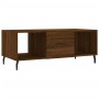 Brown oak plywood coffee table 102x50x40 cm by vidaXL, Coffee table - Ref: Foro24-829323, Price: 51,99 €, Discount: %