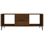 Brown oak plywood coffee table 102x50x40 cm by vidaXL, Coffee table - Ref: Foro24-829323, Price: 51,99 €, Discount: %