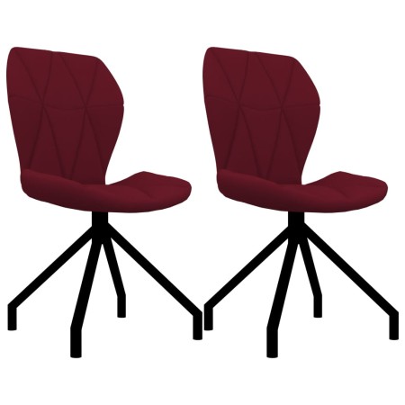 Dining chairs 2 units red synthetic leather by vidaXL, dining chairs - Ref: Foro24-282556, Price: 84,99 €, Discount: %