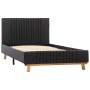 Dark gray fabric bed frame 90x200 cm by vidaXL, Beds and slatted bases - Ref: Foro24-286619, Price: 194,79 €, Discount: %