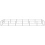 Silver kennel 12 m² steel by vidaXL, Dog kennels and fences - Ref: Foro24-3082122, Price: 248,57 €, Discount: %