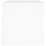 Glossy white plywood planter 40x40x40 cm by vidaXL, Pots and planters - Ref: Foro24-808798, Price: 43,83 €, Discount: %