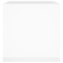 Glossy white plywood planter 40x40x40 cm by vidaXL, Pots and planters - Ref: Foro24-808798, Price: 43,83 €, Discount: %