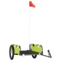 Bicycle trailer iron and green Oxford cloth by vidaXL, Bicycle trailers - Ref: Foro24-94172, Price: 89,27 €, Discount: %