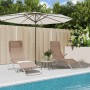 Folding sun lounger 2 units in taupe-coated steel with textilene by vidaXL, Loungers - Ref: Foro24-360174, Price: 162,33 €, D...