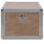 Caja de almacenaje madera maciza abeto marrón 91x52x40 cm de vidaXL, Baúles de almacenamiento - Ref: Foro24-246124, Precio: 1...