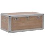 Caja de almacenaje madera maciza abeto marrón 91x52x40 cm de vidaXL, Baúles de almacenamiento - Ref: Foro24-246124, Precio: 1...