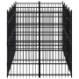 Outdoor steel dog kennel 11.06 m² by vidaXL, Dog kennels and fences - Ref: Foro24-3098011, Price: 1,00 €, Discount: %