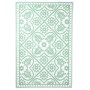 Esschert Design Outdoor rug green white tiles 182x122 cm by Esschert Design, Outdoor protectors - Ref: Foro24-433913, Price: ...