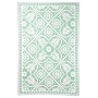 Esschert Design Outdoor rug green white tiles 182x122 cm by Esschert Design, Outdoor protectors - Ref: Foro24-433913, Price: ...