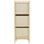 Storage shelf with 6 beige cedar wood fabric baskets by vidaXL, Lockers and storage cabinets - Ref: Foro24-246439, Price: 57,...