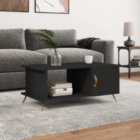 Black plywood coffee table 90x50x40 cm by vidaXL, Coffee table - Ref: Foro24-829461, Price: 45,99 €, Discount: %