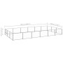 Silver kennel 18 m² steel by vidaXL, Dog kennels and fences - Ref: Foro24-3082138, Price: 266,14 €, Discount: %