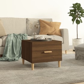 Plywood oak brown coffee table 50x50x40 cm by vidaXL, Coffee table - Ref: Foro24-817535, Price: 35,99 €, Discount: %