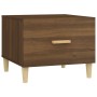 Mesa de centro madera contrachapada roble marrón 50x50x40 cm de vidaXL, Mesas de centro - Ref: Foro24-817535, Precio: 35,74 €...