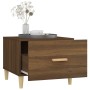 Mesa de centro madera contrachapada roble marrón 50x50x40 cm de vidaXL, Mesas de centro - Ref: Foro24-817535, Precio: 35,74 €...