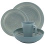 Eurotrail Denia camping tableware 16 pieces sky blue melamine by Eurotrail, Tableware and kitchen utensils for camping - Ref:...