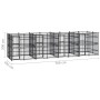 Steel outdoor kennel 14.75 m² by vidaXL, Dog kennels and fences - Ref: Foro24-3098012, Price: 1,00 €, Discount: %