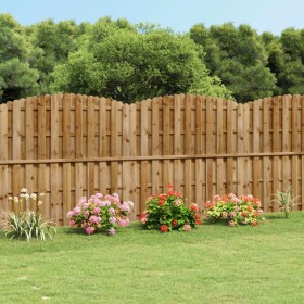 Pine wood garden fence panel 180x(165-180) cm by vidaXL, fence panels - Ref: Foro24-41655, Price: 106,78 €, Discount: %