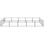 Steel kennel 15 m² black by vidaXL, Dog kennels and fences - Ref: Foro24-3082129, Price: 277,17 €, Discount: %