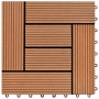 Braune WPC-Verandafliesen, 11 Einheiten, 30 x 30 cm von vidaXL, Böden und Teppiche - Ref: Foro24-41550, Preis: 61,67 €, Rabat...