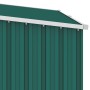 Cobertizo jardín de leña acero galvanizado verde 245x98x159 cm de vidaXL, Cobertizos - Ref: Foro24-46293, Precio: 195,77 €, D...