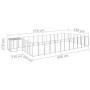 Silver kennel 22.99 m² steel by vidaXL, Dog kennels and fences - Ref: Foro24-3082223, Price: 500,01 €, Discount: %