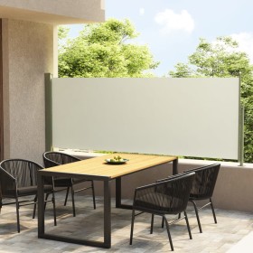 Retractable side garden awning cream 117x300 cm by vidaXL, Umbrellas - Ref: Foro24-317827, Price: 68,72 €, Discount: %