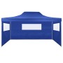 Carpa pleglable con 3 paredes 3x4,5 m azul de vidaXL, Carpas y cenadores - Ref: Foro24-44971, Precio: 186,38 €, Descuento: %