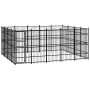 Outdoor steel dog kennel 18.43 m² by vidaXL, Dog kennels and fences - Ref: Foro24-3097983, Price: 1,00 €, Discount: %