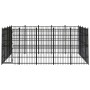 Outdoor steel dog kennel 18.43 m² by vidaXL, Dog kennels and fences - Ref: Foro24-3097983, Price: 1,00 €, Discount: %