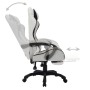 Silla gaming con luces LED RGB cuero sintético negro y blanco de vidaXL, Sillas de oficina - Ref: Foro24-288015, Precio: 202,...